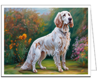 English Setter  - Fine Art Notecards - Set of Six