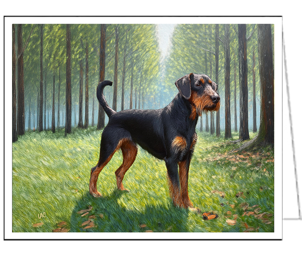 Jagdterrier Fine Art Notecards - 5 x 7 Inches  - Set of Six