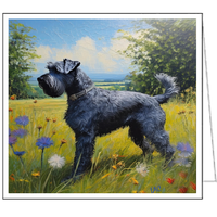 Kerry Blue Terrier Fine Art Notecards - Set of Six