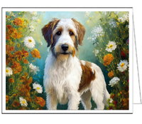 Charming Kromfohrländer Fine Art Notecards Set of 6