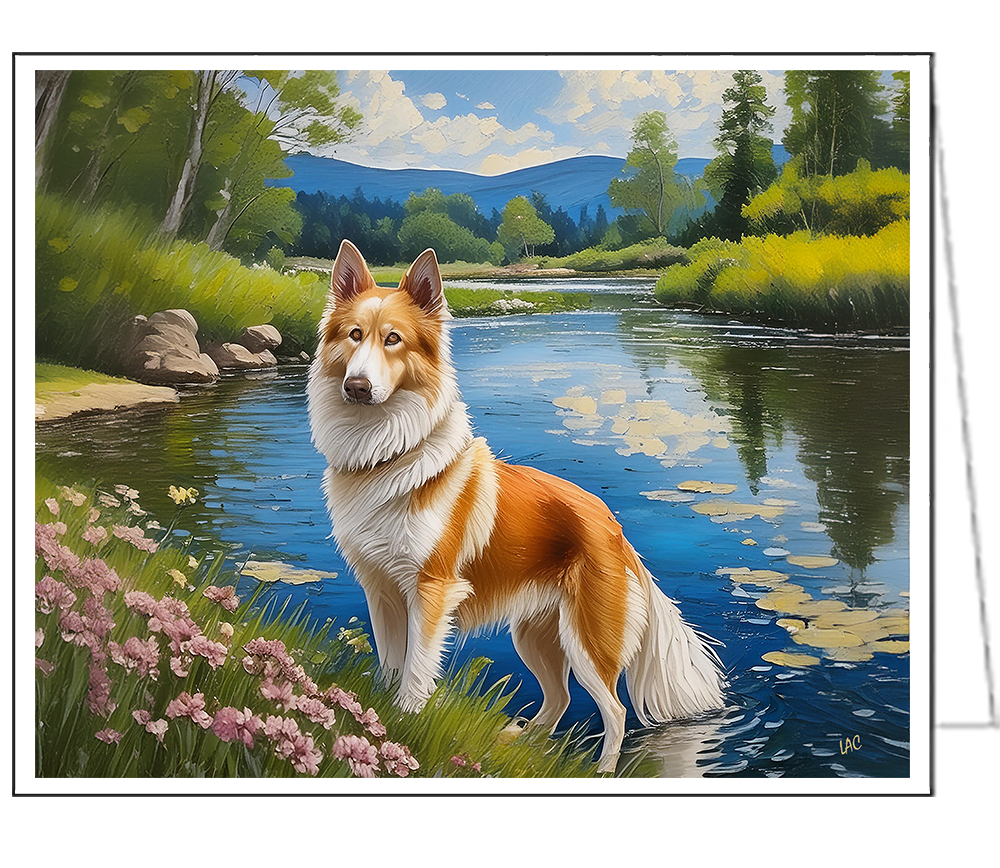 Norrbottenspets Fine Art Notecards - Set of Six - 5 x 7 Inches