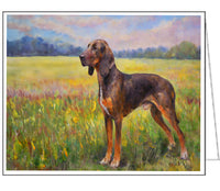 Plott Hound Notecards - Set of Six   -