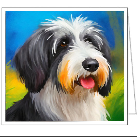 Polish Lowland Sheepdog Fine Art Notecards Set