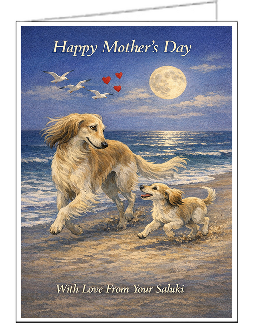 Salukis Single Mother's Day Card