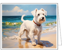 Sealyham Terrier Fine Art Notecards - Set of Six - 5 x 7 Inches