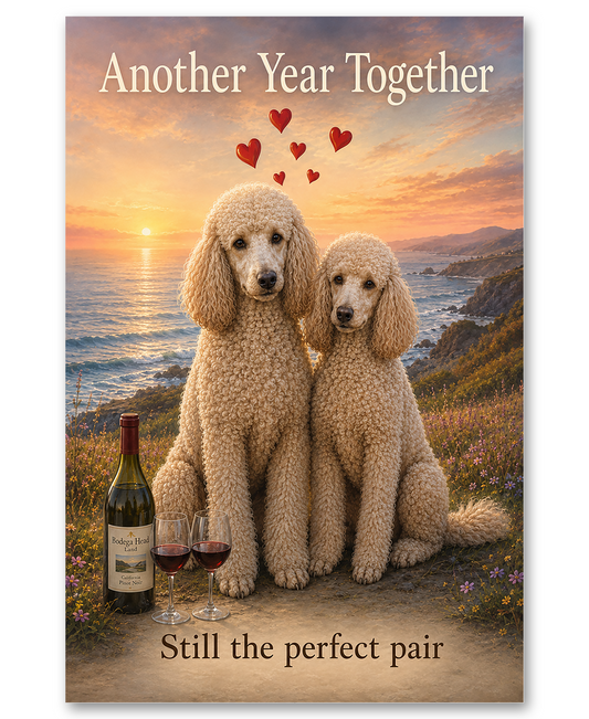 Standard Poodle Anniversary - Still The Perfect Pair