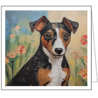 Teddy Roosevelt Terrier Fine Art Notecards - Set of Six