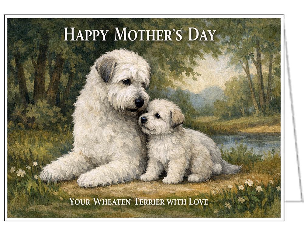 Heartfelt Soft Coated Wheaten Terriers Mother's Day Card