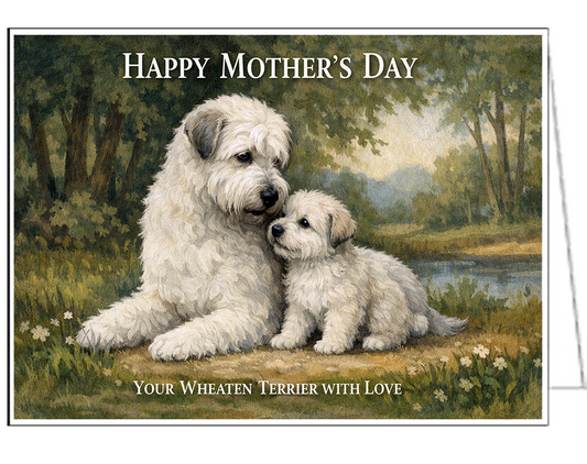 Heartfelt Soft Coated Wheaten Terriers Mother's Day Card