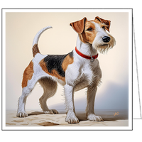 Wire Fox Terrier Fine Art Notecards - Set of Six