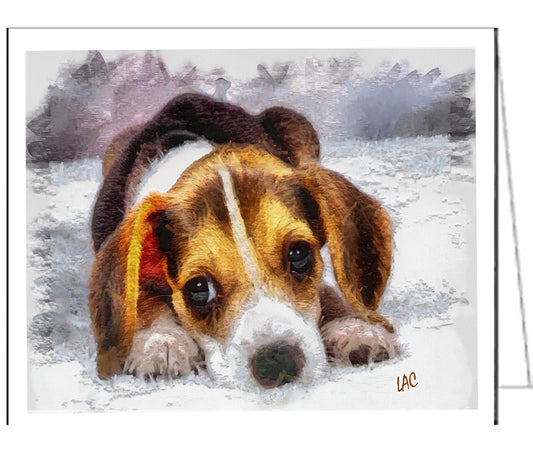 Beagle 'Daisy Mae' - Enchanting Notecards Set