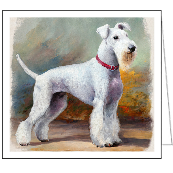 Bedlington Terrier Fine Art Notecards - Set of Six