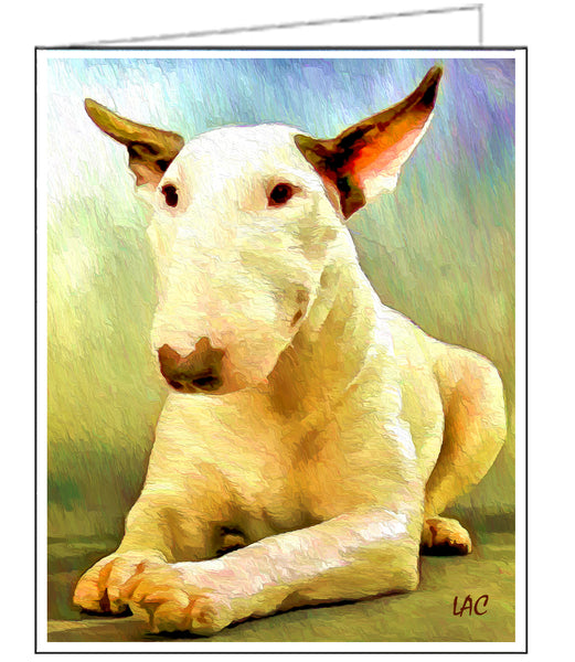 English Bull Terrier Fine Art Notecards Set of Six