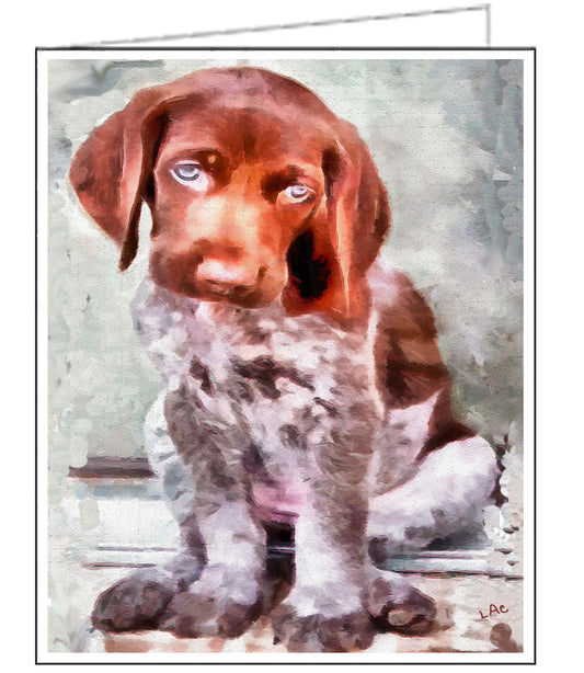Benny the German Shorthaired Pointer Fine Art Notecards