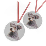 Hungarian Pumi Metal Ornaments