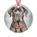 Cane Corso Delightful Metal Ornaments