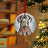 Cane Corso Delightful Metal Ornaments
