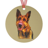German Shepherd 'Bayli' Metal Ornaments - Celebrate Your Love