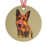 German Shepherd 'Bayli' Metal Ornaments - Celebrate Your Love