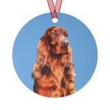 Irish Setter 'Shamus' Metal Ornaments