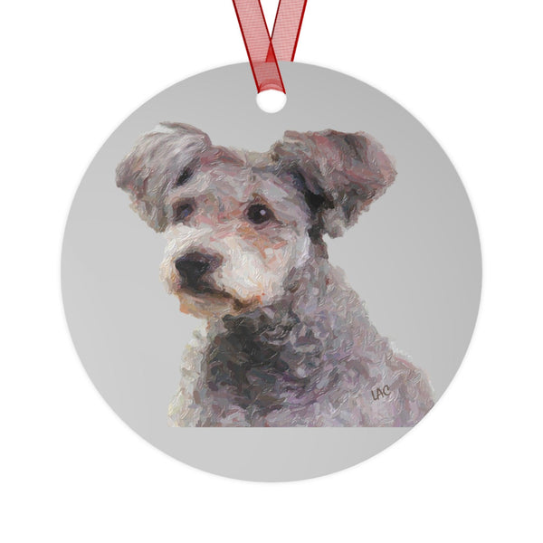 Hungarian Pumi Metal Ornaments