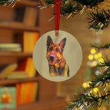 German Shepherd 'Bayli' Metal Ornaments - Celebrate Your Love