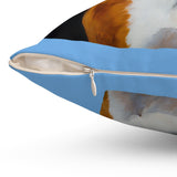 Charming American English Coonhound Throw Pillow