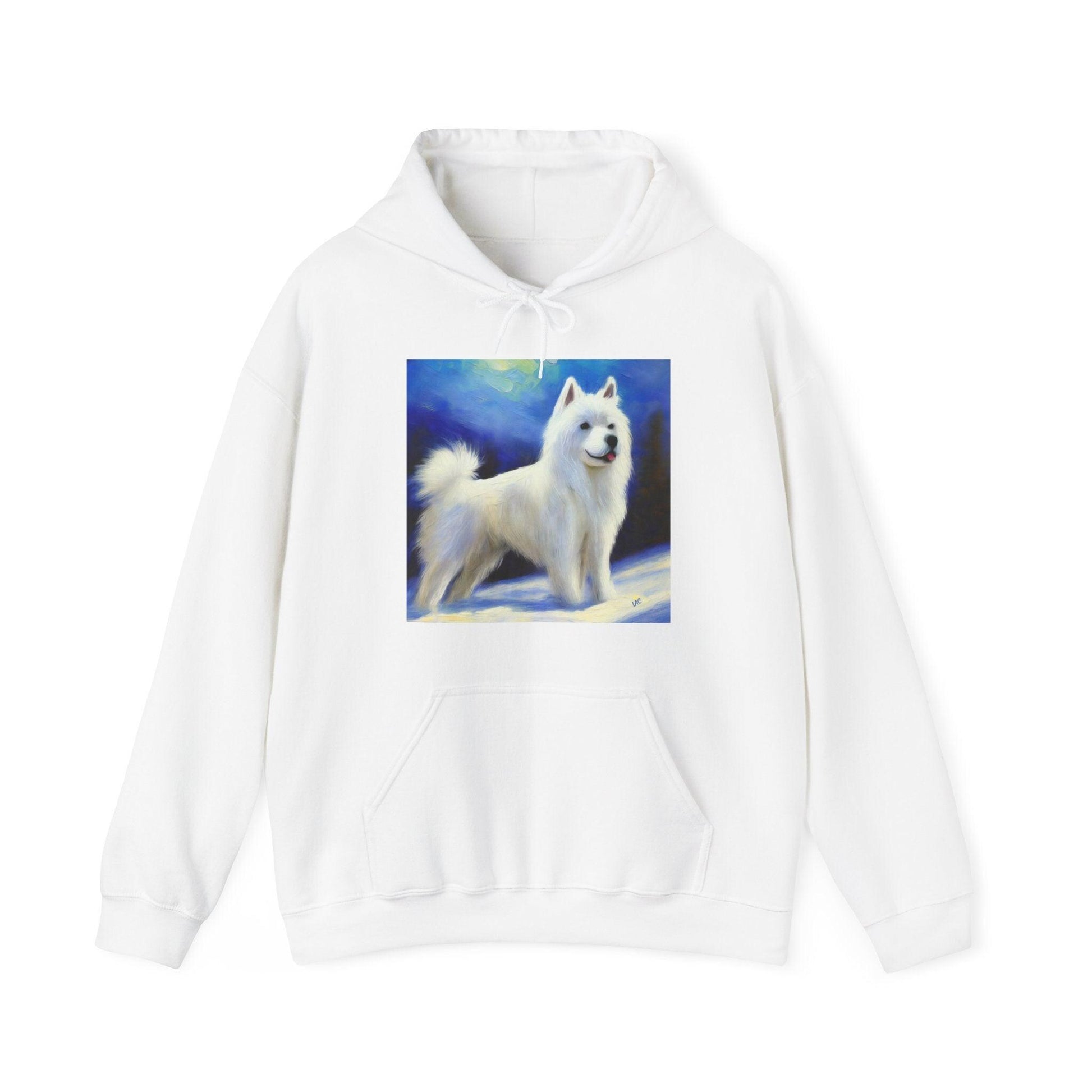 American Eskimo Dog Unisex 50/50 Hooded Sweatshirt
