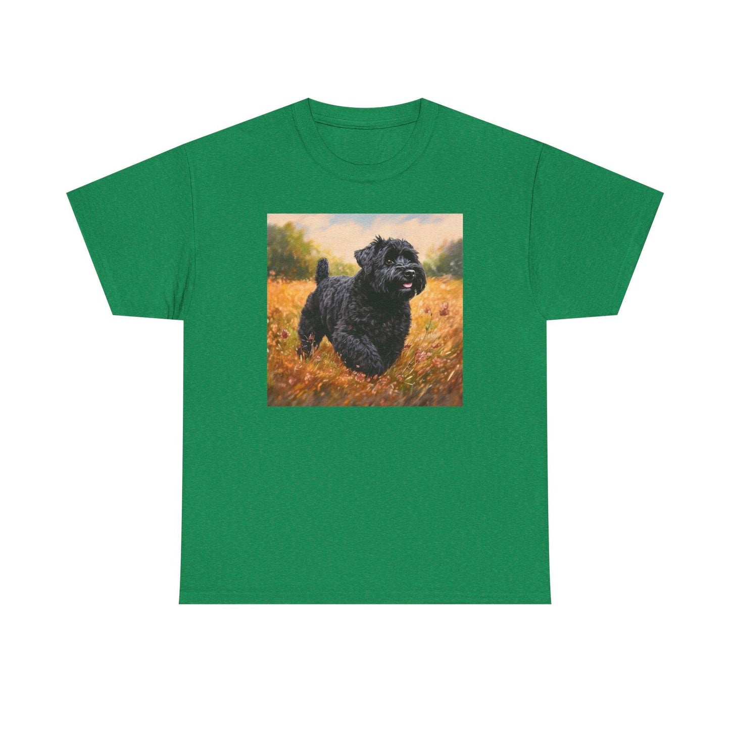 Black Russian Terrier Unisex Heavy Cotton Tee