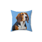 Charming American English Coonhound Throw Pillow