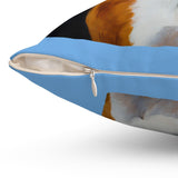 Charming American English Coonhound Throw Pillow