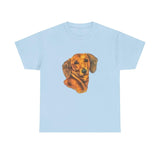 Dachshund 'Doxie #1' Unisex Heavy Cotton Tee