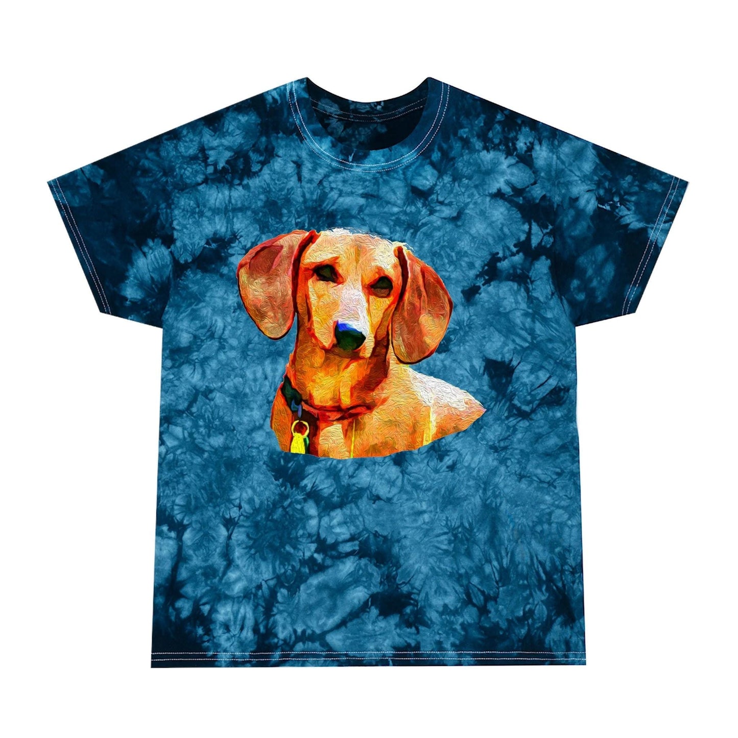 Dachshund 'Daisy' Unisex Cotton Tie-Dye Tee
