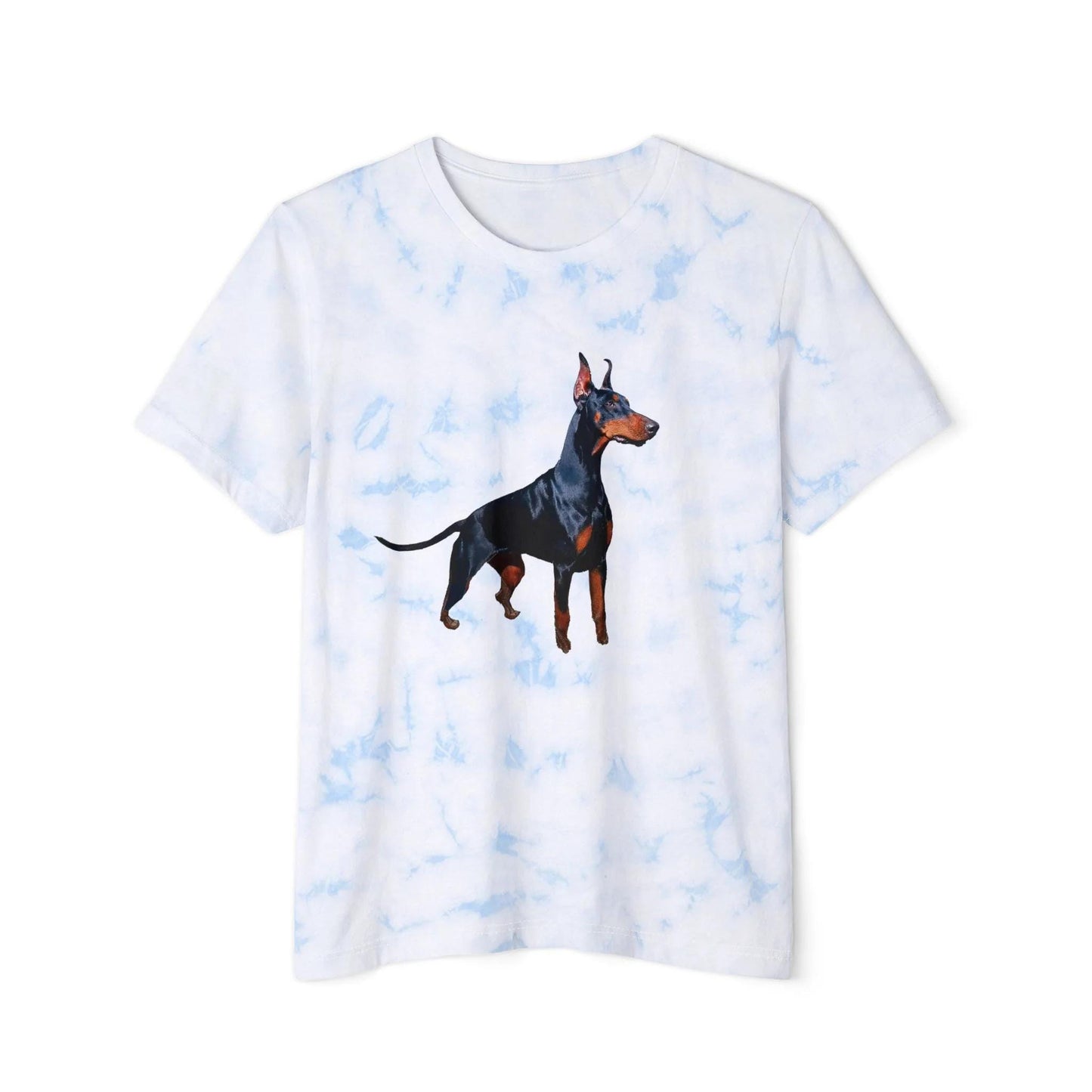 Doberman Pinscher Unisex Fashion Tie-Dyed T-Shirt