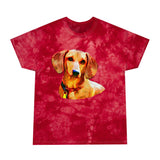 Dachshund 'Daisy' Unisex Cotton Tie-Dye Tee