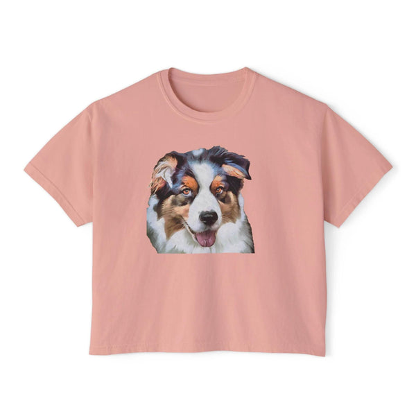 Australian Shepherd #2 - Women's Oversized Boxy Tee