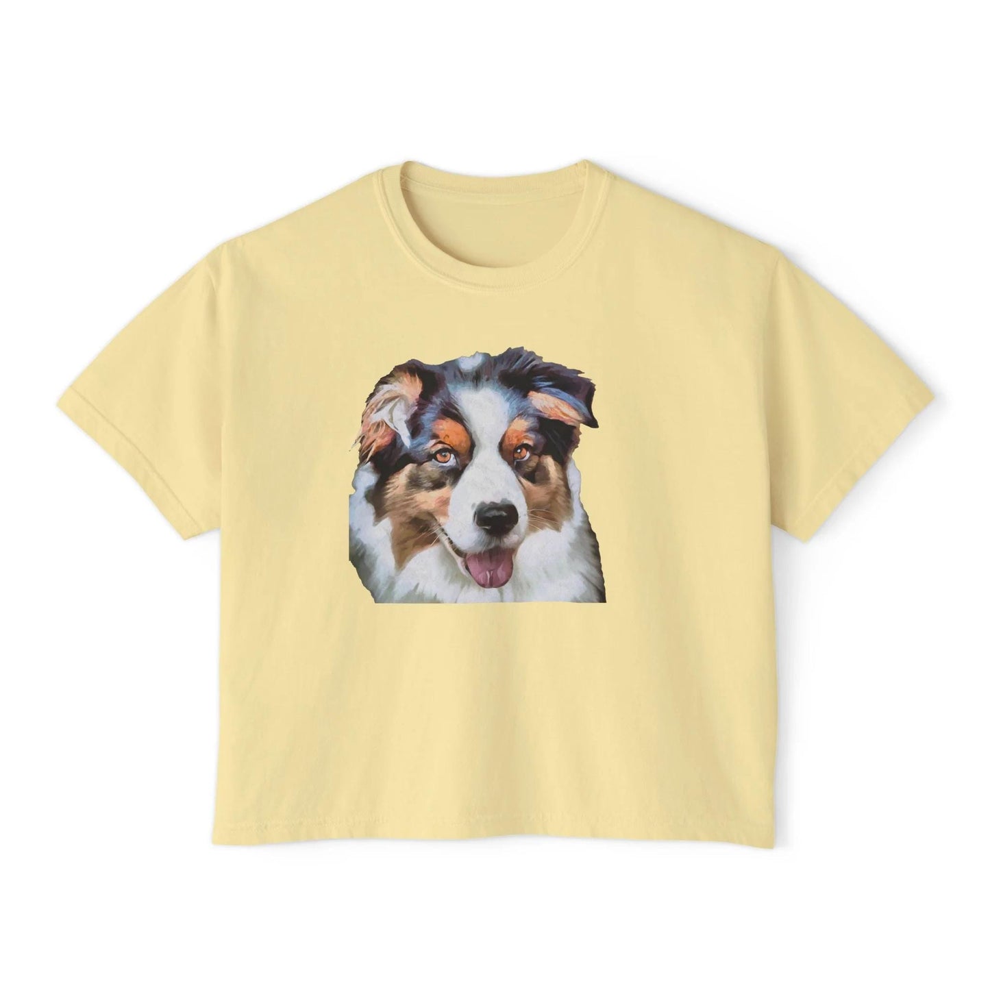 Australian Shepherd #2 - Women's Oversized Boxy Tee