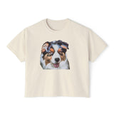 Australian Shepherd #2 - Women's Oversized Boxy Tee