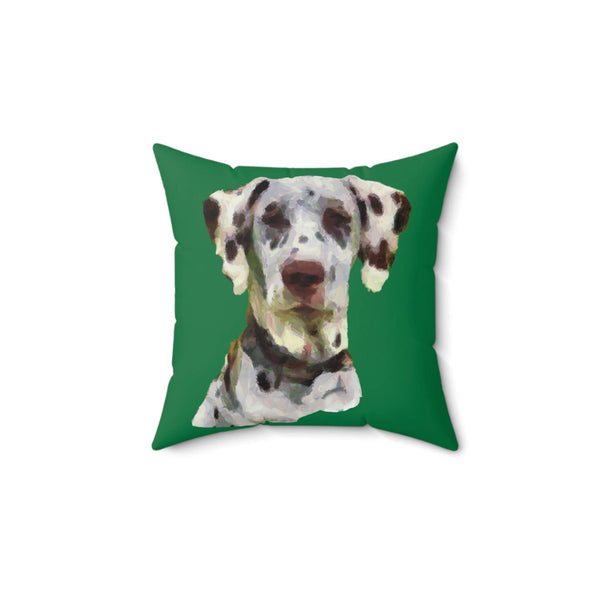 Dalmatian 'Impressionistic' Spun Polyester Throw Pillow