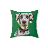 Dalmatian 'Impressionistic' Spun Polyester Throw Pillow