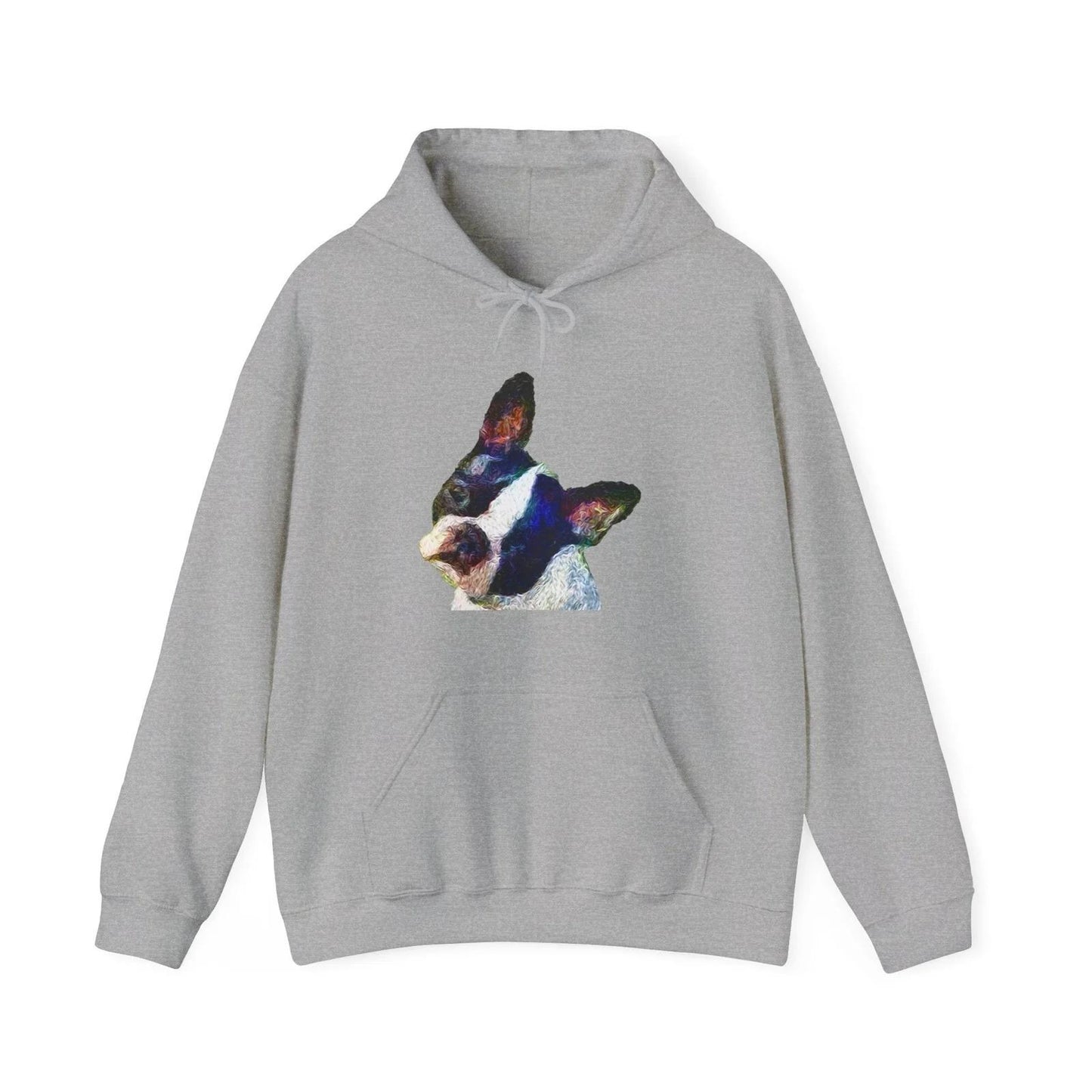 Boston Terrier 'Skipper' Unisex 50/50 Hoodie