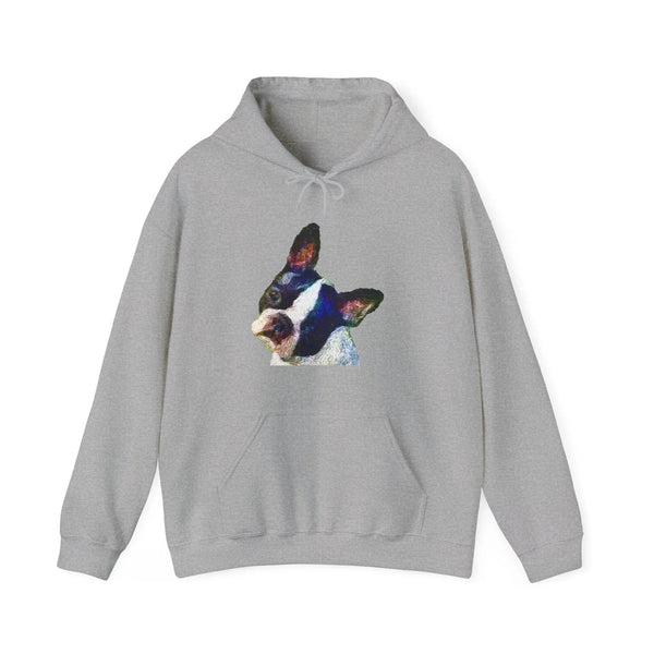 Boston Terrier 'Skipper' Unisex 50/50 Hoodie