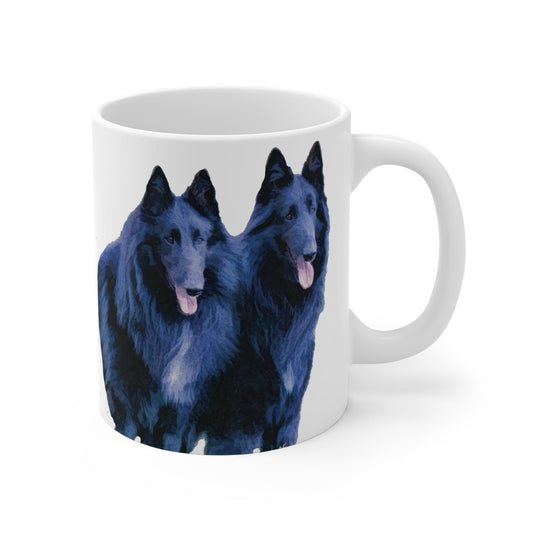 Belgian Shepherds Ceramic Mug: A Unique Sip of Joy