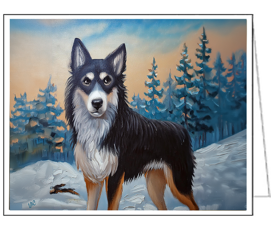 Lapponian-Herder Fine Art Notecards - set of Six