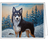 Lapponian-Herder Fine Art Notecards - set of Six