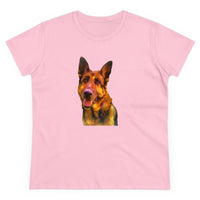 'Bayli' German Shepherd Women's Midweight Cotton Tee