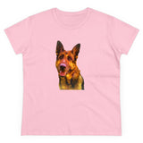 'Bayli' German Shepherd Women's Midweight Cotton Tee