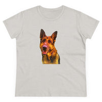 'Bayli' German Shepherd Women's Midweight Cotton Tee