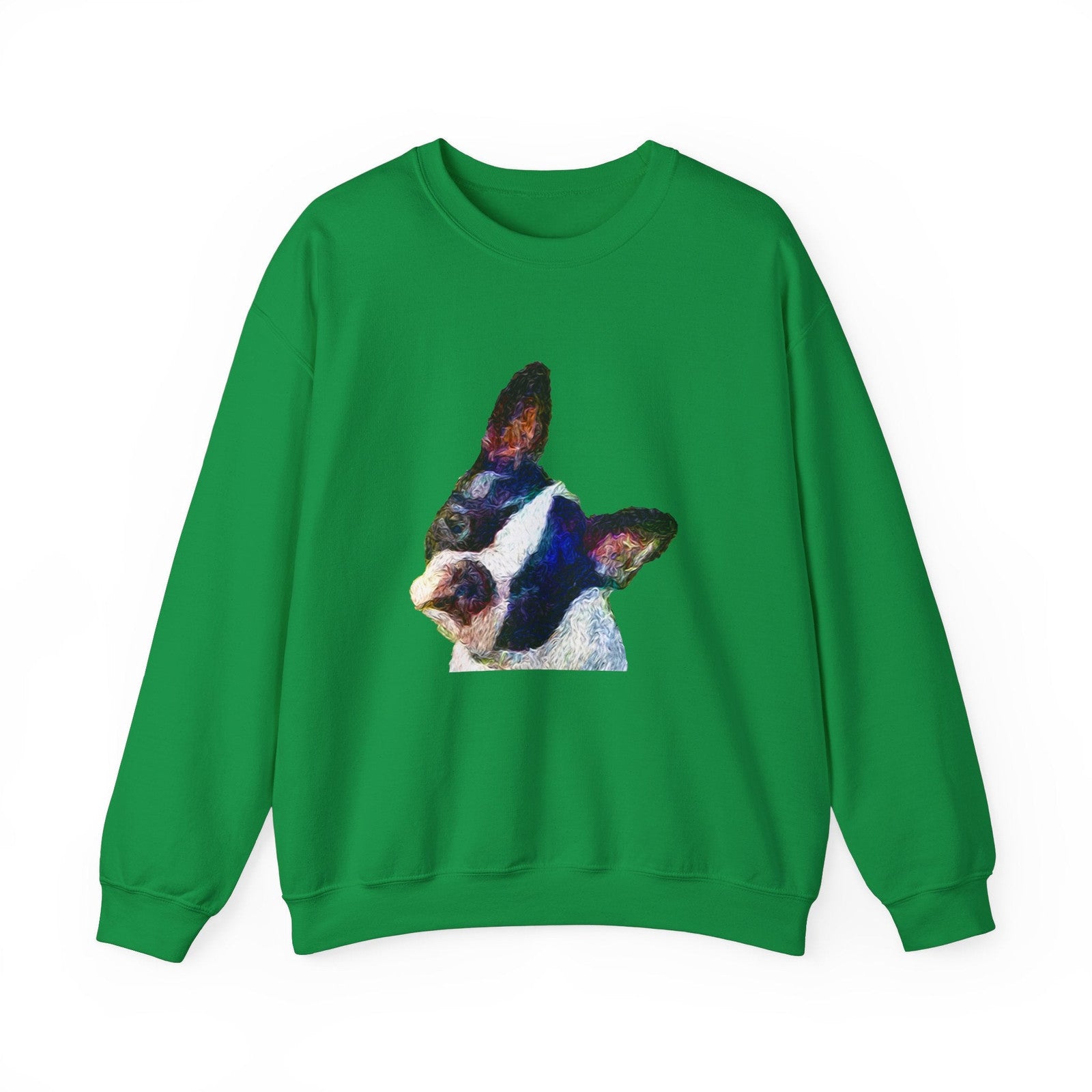 'Boston Terrier 'Skipper' Unisex 50/50 Crewneck Sweatshirt'