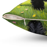 Affenspinscher Spun Polyester Throw Pillow: A Touch of Playful Elegance